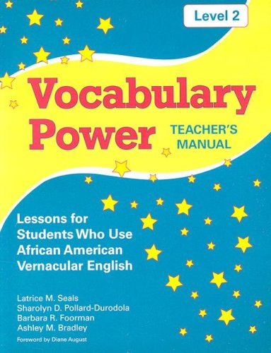 Stock image for Vocabulary Power Level 2: Lessons for Students Who Use African American Vernacular English for sale by ThriftBooks-Atlanta