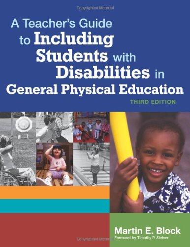 Stock image for A Teachers Guide to Including Students with Disabilites in General Physical Education for sale by Zoom Books Company