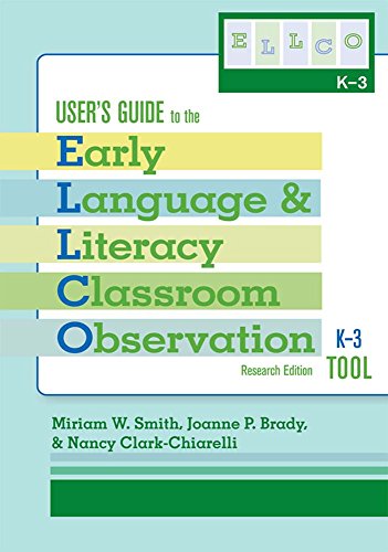 Beispielbild fr User's Guide to the Early Language and Literacy Classroom Observation zum Verkauf von Better World Books