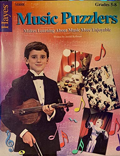 Stock image for Music puzzlers, book 3: Makes learning about symphonies, operas, and musicals more enjoyable for sale by Better World Books