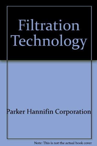 Imagen de archivo de Filtration technology a la venta por BookHolders