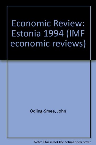 Estonia (IMF economic reviews) (9781557754134) by International Monetary Fund