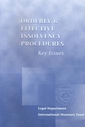 Imagen de archivo de Orderly & Effective Insolvency Procedures: Key Issues a la venta por Mispah books