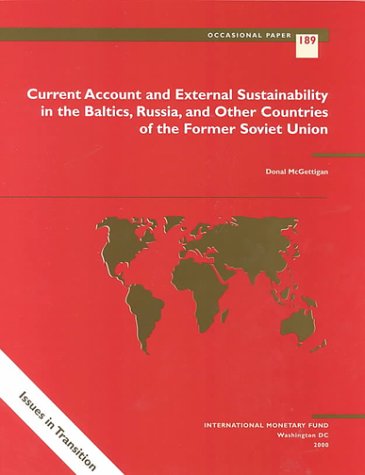 9781557758262: Current Account and External Sustainability in the Baltics, Russia and Other Countries of the Former Soviet Union: No. 189 (Occasional Paper)