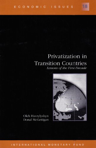 Beispielbild fr Privatization in transition countries: Lessons of the first decade (Economic issues) zum Verkauf von HPB-Red