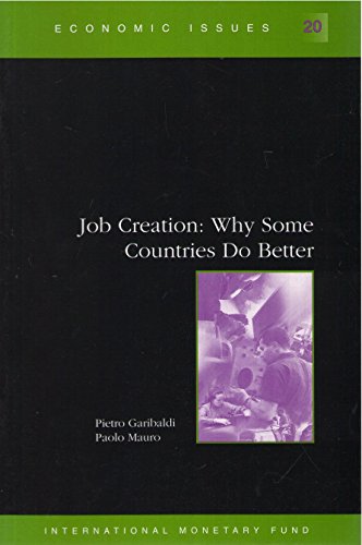 9781557759344: Job creation: Why some countries do better (Economic issues)