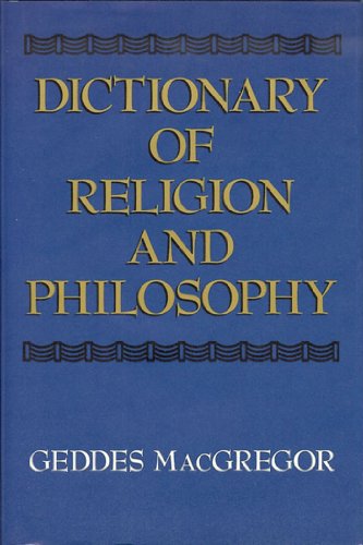 Stock image for Dictionary of Religion and Philosophy for sale by Better World Books