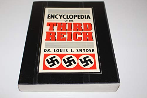 Stock image for Encyclopedia of the Third Reich for sale by HPB-Ruby