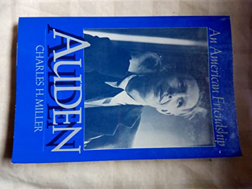 Stock image for Auden: An American Friendship for sale by Abacus Bookshop
