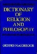 Beispielbild fr Dictionary of Religion and Philosophy zum Verkauf von ThriftBooks-Atlanta