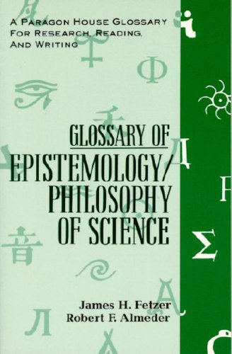 Stock image for Glossary Epistemology (Paragon House Glossaries for Research, Reading, and Writing) for sale by Front Cover Books