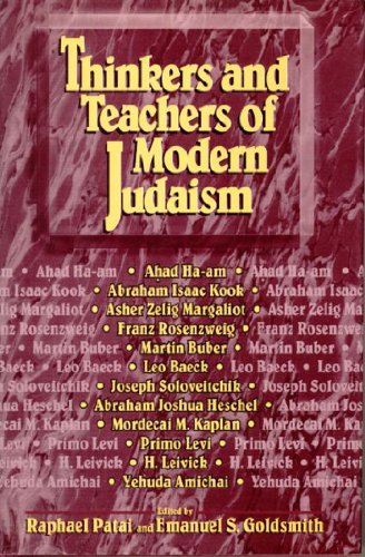 Stock image for Thinkers and Teachers of Modern Judaism for sale by HPB Inc.