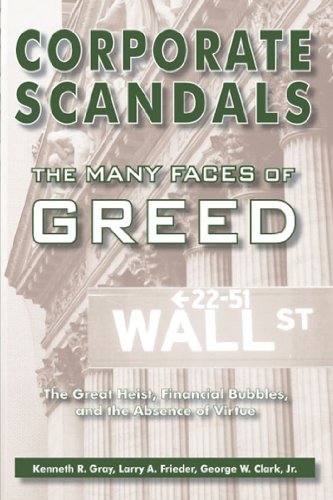 Beispielbild fr Corporate Scandals : The Many Faces of Greed zum Verkauf von Better World Books
