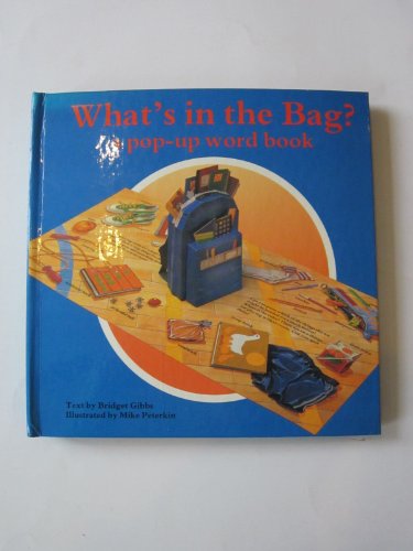 Imagen de archivo de What*s in the Bag/Pop-Up Word Book a la venta por dsmbooks