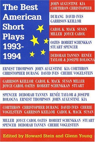 Imagen de archivo de The Best American Short Plays 1993-1994 a la venta por Front Cover Books
