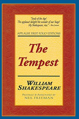 Stock image for The Tempest Applause First Folio Editions Applause Shakespeare Library Folio Texts Applause Books for sale by PBShop.store US