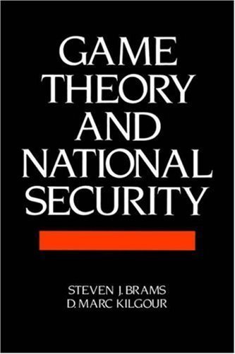 Stock image for Game Theory and National Security for sale by Better World Books