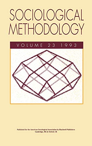 Imagen de archivo de Sociological Methodology, Volume 23 1993 a la venta por Better World Books