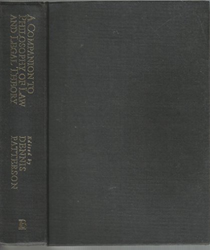 Beispielbild fr A Companion to Philosophy of Law and Legal Theory (Blackwell Companions to Philosophy) zum Verkauf von HPB-Red