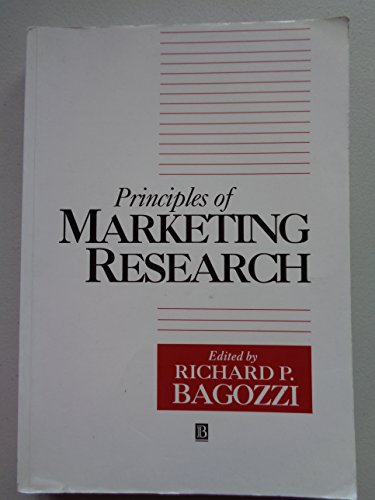 Beispielbild fr Principles of Marketing Research zum Verkauf von Studibuch