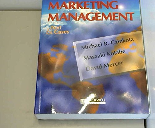 Imagen de archivo de Marketing Management Text & Cases a la venta por Romtrade Corp.