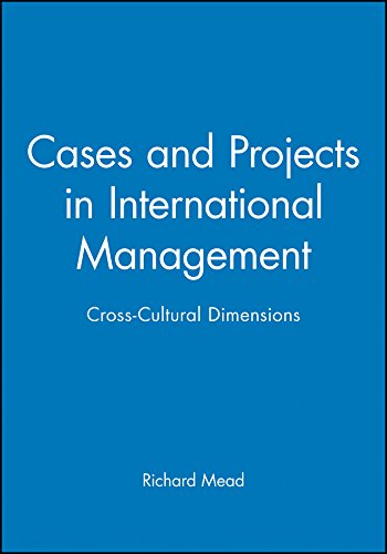 Imagen de archivo de Cases and Projects in International Management: Cross-Cultural Dimensions a la venta por More Than Words