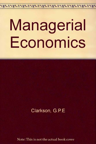 9781557869289: Managerial Economics