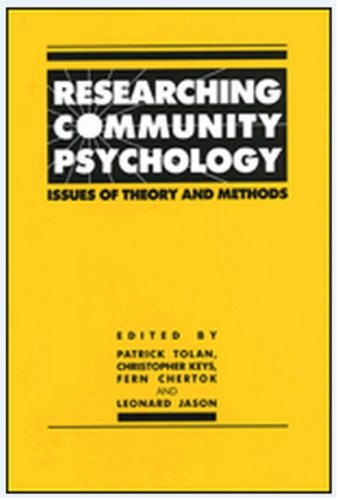 9781557980984: Researching community psychology: Issues of theory and methods