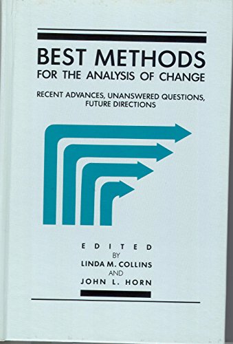 Stock image for Best Methods for the Analysis of Change: Recent Advances, Unanswered Questions, Future Directions for sale by Discover Books