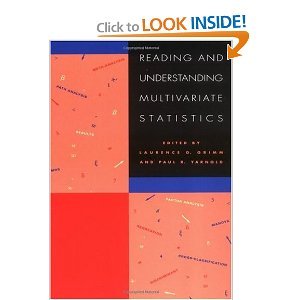 Beispielbild fr Reading and Understanding Multivariate Statistics zum Verkauf von Anybook.com