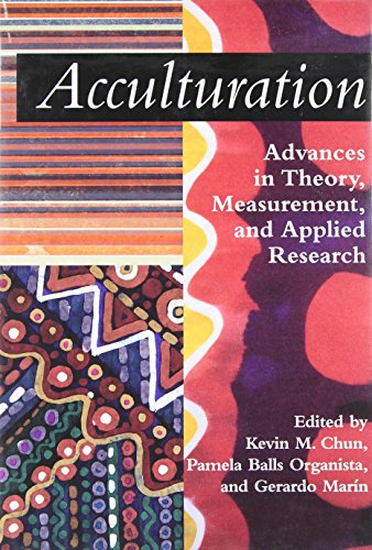 Stock image for Acculturation: Advances in Theory, Measurement, and Applied Research for sale by ThriftBooks-Atlanta
