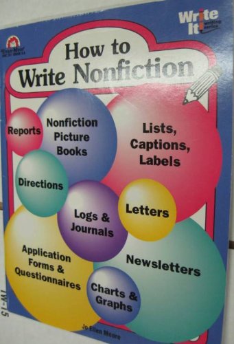 Imagen de archivo de How to Write Nonfiction (Write It Writing Series) a la venta por Wonder Book