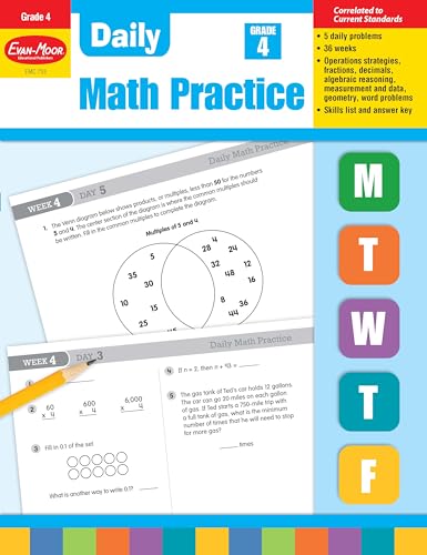 Beispielbild fr Daily Math Practice, Grade 4 Teacher Edition zum Verkauf von Blackwell's