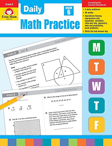 Beispielbild fr Daily Math Practice, Grade 6 Teacher Edition zum Verkauf von WorldofBooks