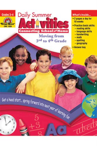 Stock image for Daily Summer Activities, Moving From Third To Fourth Grade for sale by Once Upon A Time Books