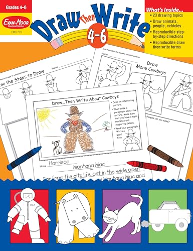 Draw...Then Write, Grades 4-6 (9781557998033) by Evan Moor