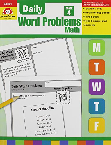 Beispielbild fr Daily Word Problems, Grade 4 zum Verkauf von SecondSale