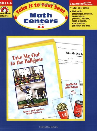 Stock image for Take It to Your Seat Math Centers, Grades 4-6 for sale by ThriftBooks-Atlanta