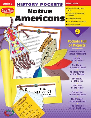 History Pockets: Native Americans, Grades 1-3 (9781557999016) by Evan-Moor Educational Publishers