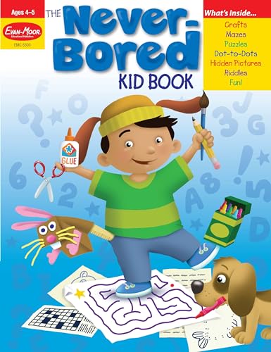 Beispielbild fr The Never-Bored Kid Book Ages 4-5 zum Verkauf von Better World Books