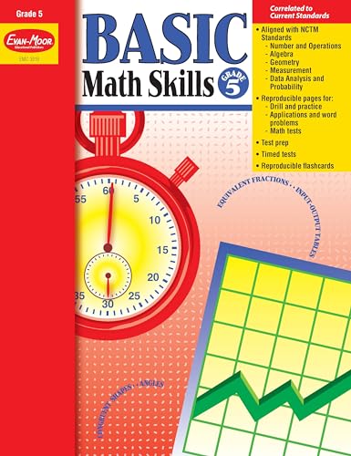 Basic Math Skills, Grade 5 (9781557999382) by Evan Moor