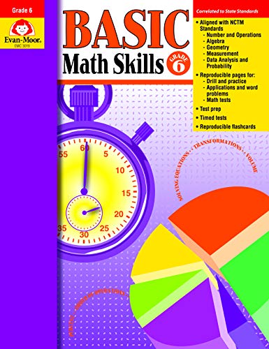 Imagen de archivo de Basic Math Skills, Grade 6 a la venta por Books Unplugged