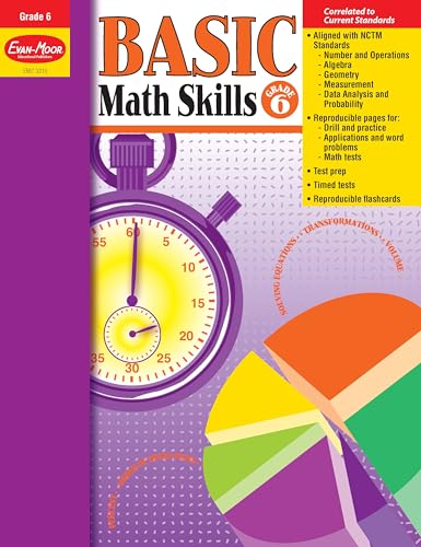 9781557999399: Basic Math Skills Grade 6