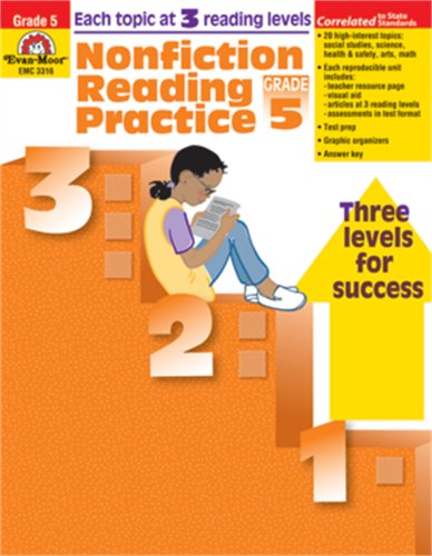 9781557999443: Nonfiction Reading Practice, Grade 5