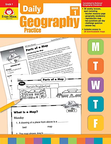 Stock image for Daily Geography Practice, Grade 1 Teacher Edition for sale by Blackwell's