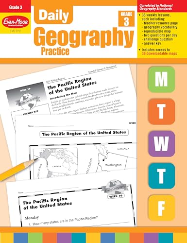 Stock image for Daily Geography Practice ,Grade 3 for sale by HPB-Red