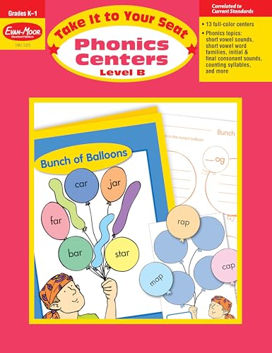 Take It to Your Seat Phonics Centers, Grades K-1 (9781557999818) by Evan Moor