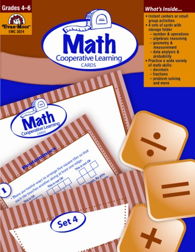 9781557999894: Math Cooperative Learning Cards (Grades 4-6)