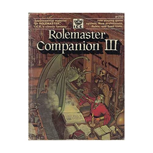 Beispielbild fr Rolemaster Companion III zum Verkauf von Bear Notch Books