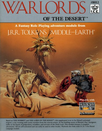 9781558060586: Warlords of the Desert (Middle Earth Game Supplements, Stock No. 8012)